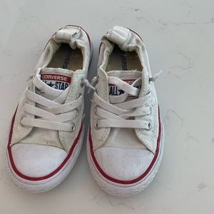 White kids Converse